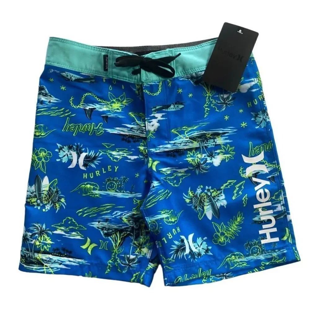 HURLEY BOYS SIZE 5 Doodle Island Board Shorts